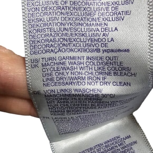 NYDJ Marilyn Straight Leg Denim Embroidered Pocket Trousers in Rinse Sz 8 - Picture 11 of 12